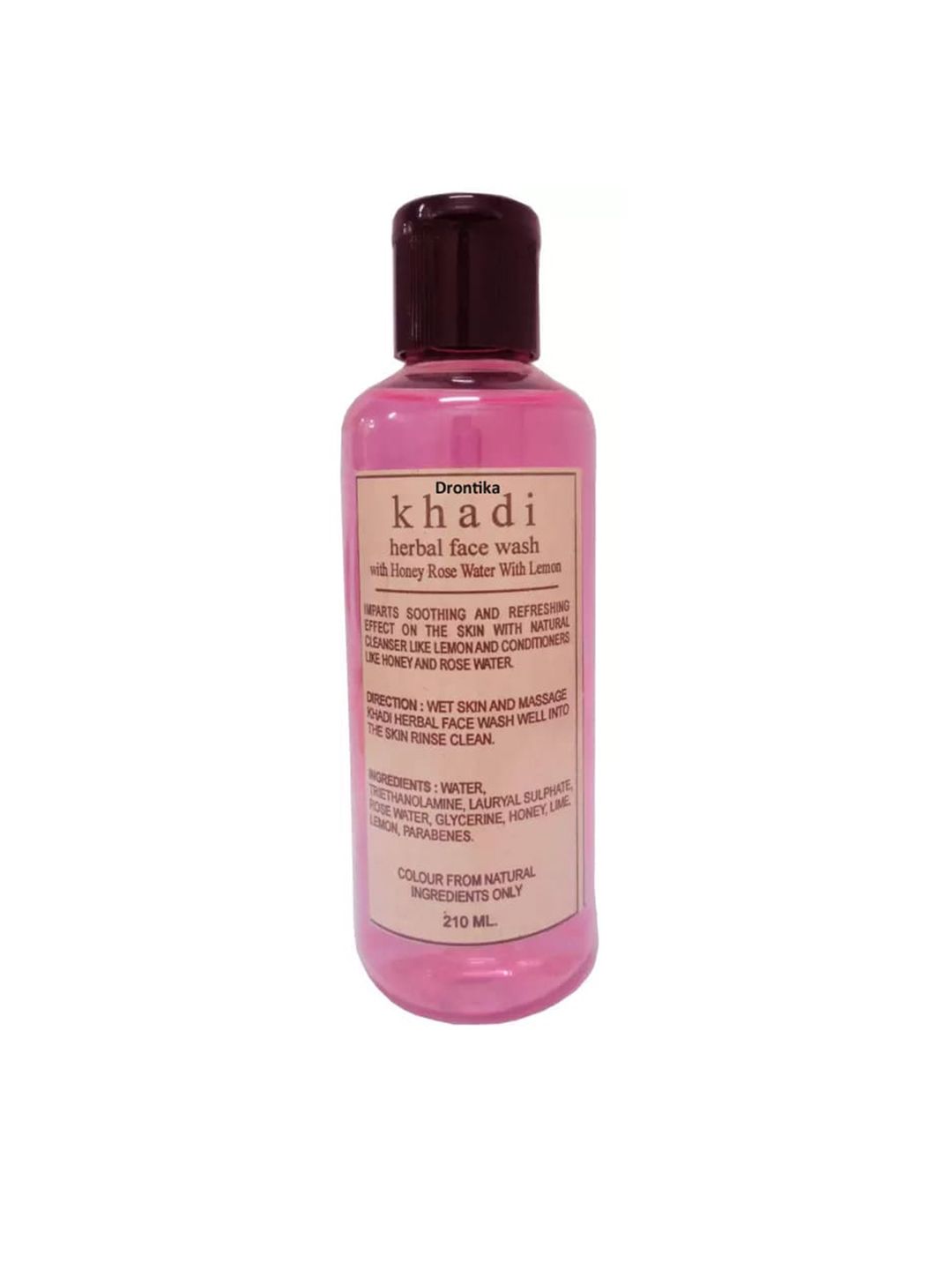 DRONTIKA Pink Pure & Herbal Honey Rose Water With Lemon Face Wash- 210 ml-picture-30