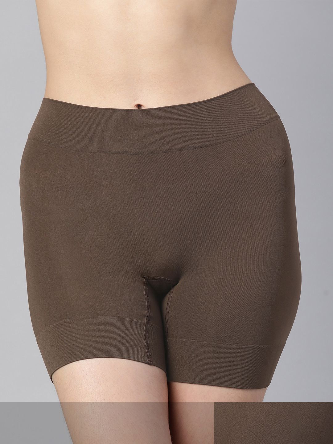 Marks & Spencer Pack of 2 Women Brown Solid Boy Shorts-picture-37