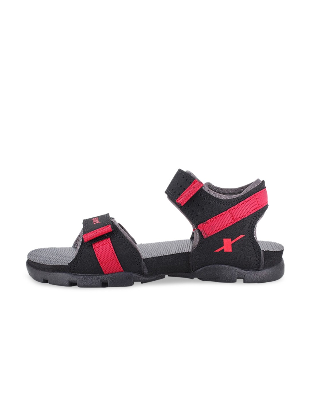 Buy Men Red, Black Sports Sandals online | Looksgud.in