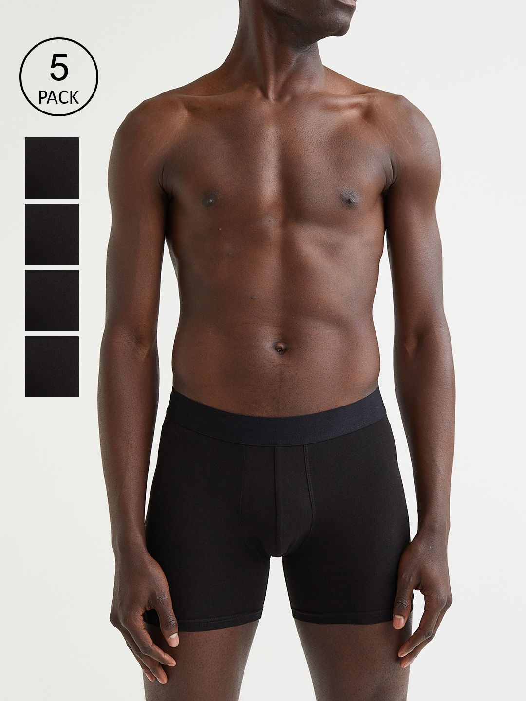 H&M Men 5-Pack Cotton Mid Trunks-picture-33