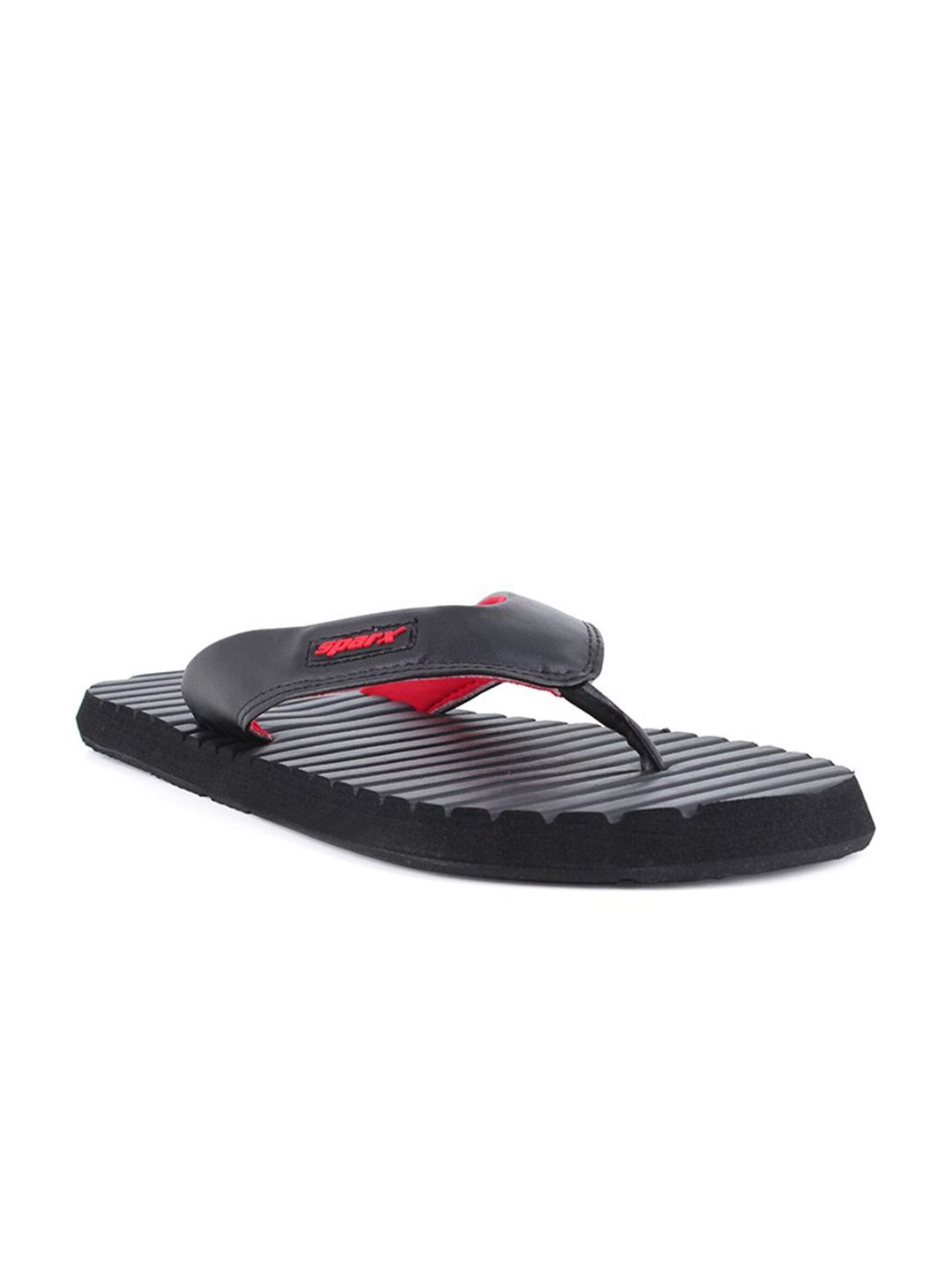Sparx Men Black & Red Thong Flip-Flops-picture-20