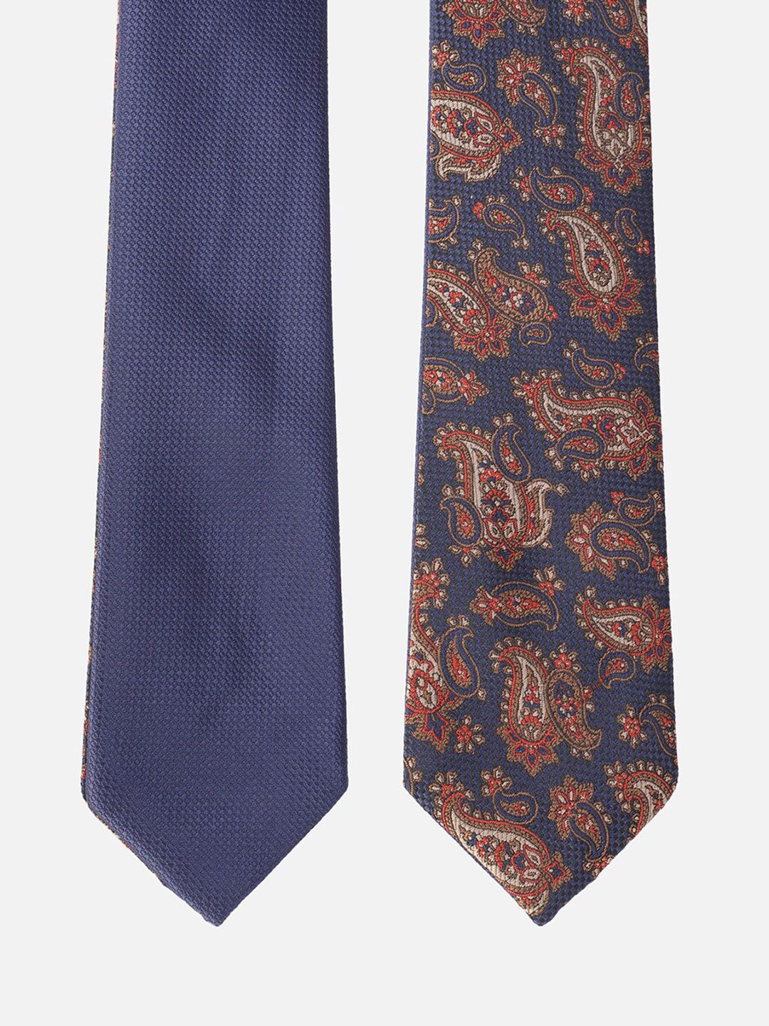 Van Heusen Men Blue & Red Printed Ascot Tie