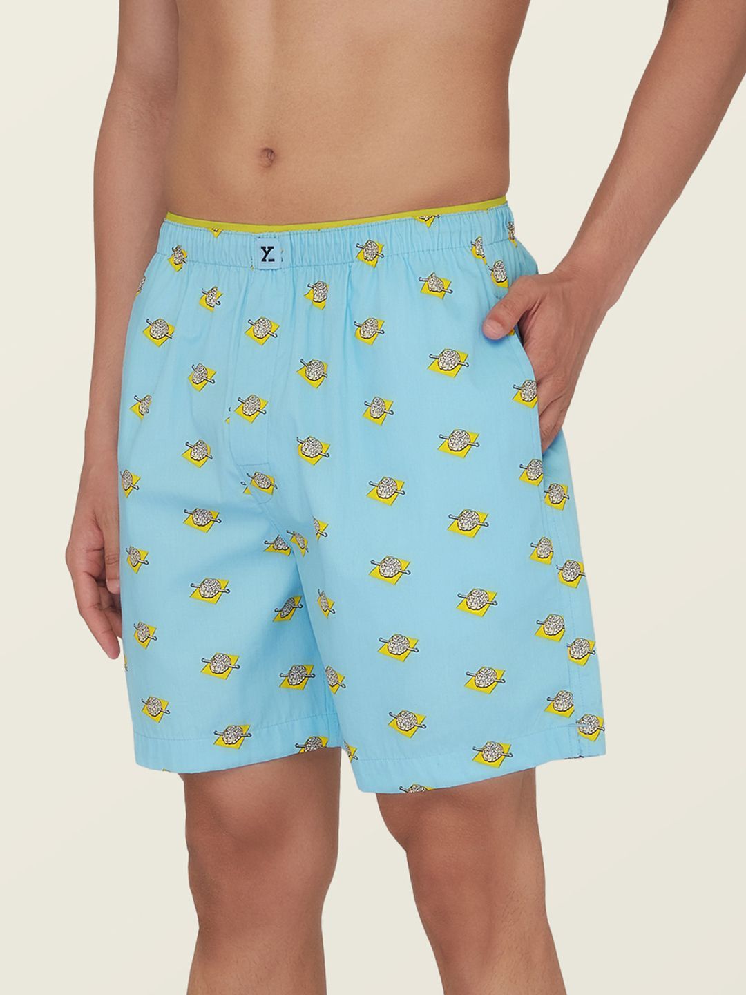 XYXX Men Blue Printed Pure Cotton Anti-Bacterial Boxers XYBOX54-picture-32