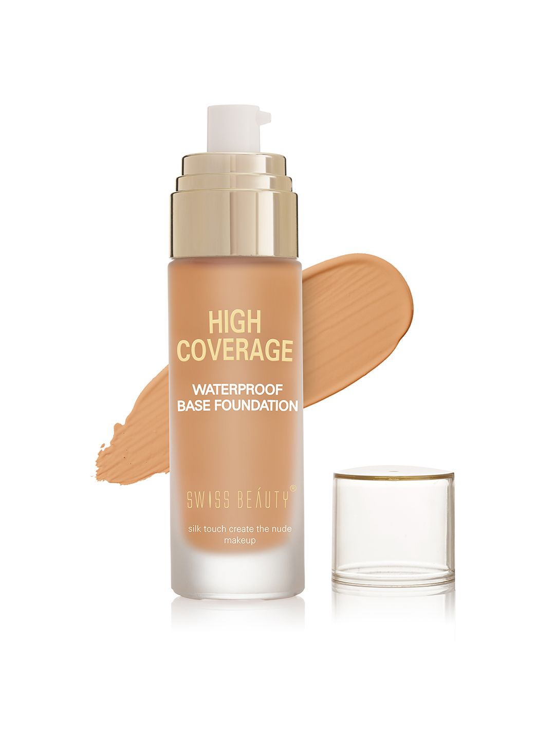 Swiss Beauty High Coverage Waterproof Base Foundation 55 g - Sun Beige 08-picture-21