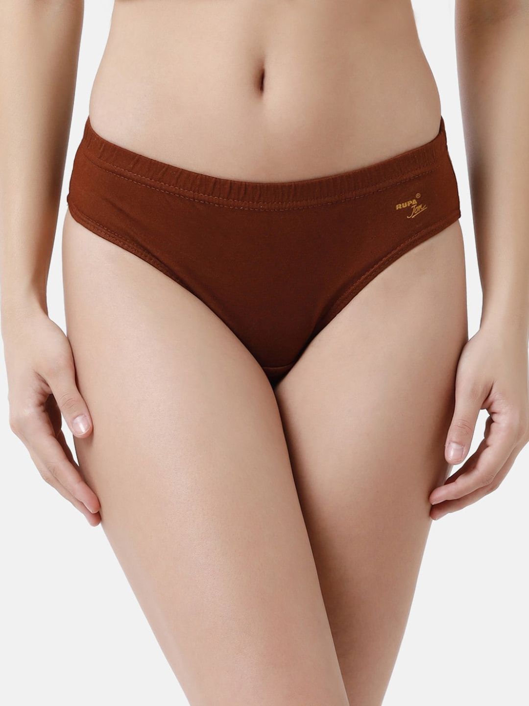 JON Women Pack Of 10 Solid Cotton Anti-Bacterial Hipster Briefs-picture-24