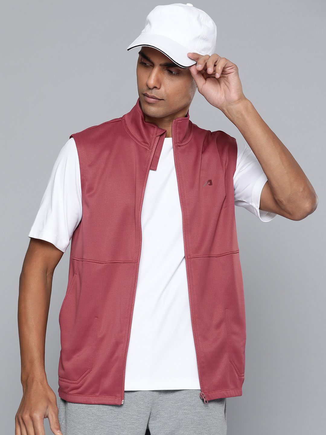 Alcis Men Maroon Running Sporty Jacket-picture-34