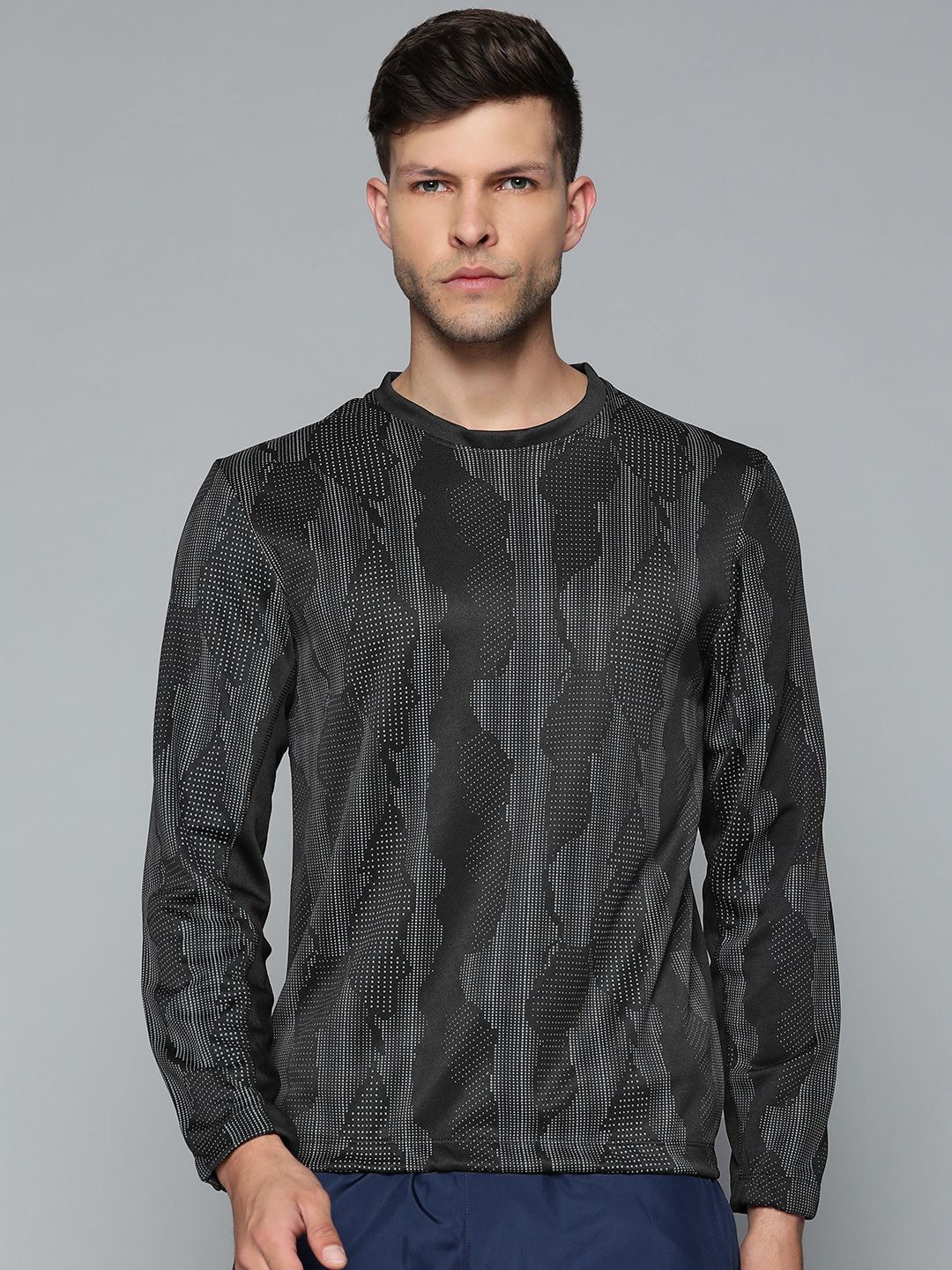 Alcis Men Black Printed Sweatshirt-picture-11