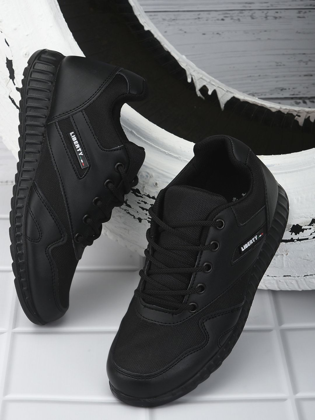 Liberty Kids Lace-Up School Shoes