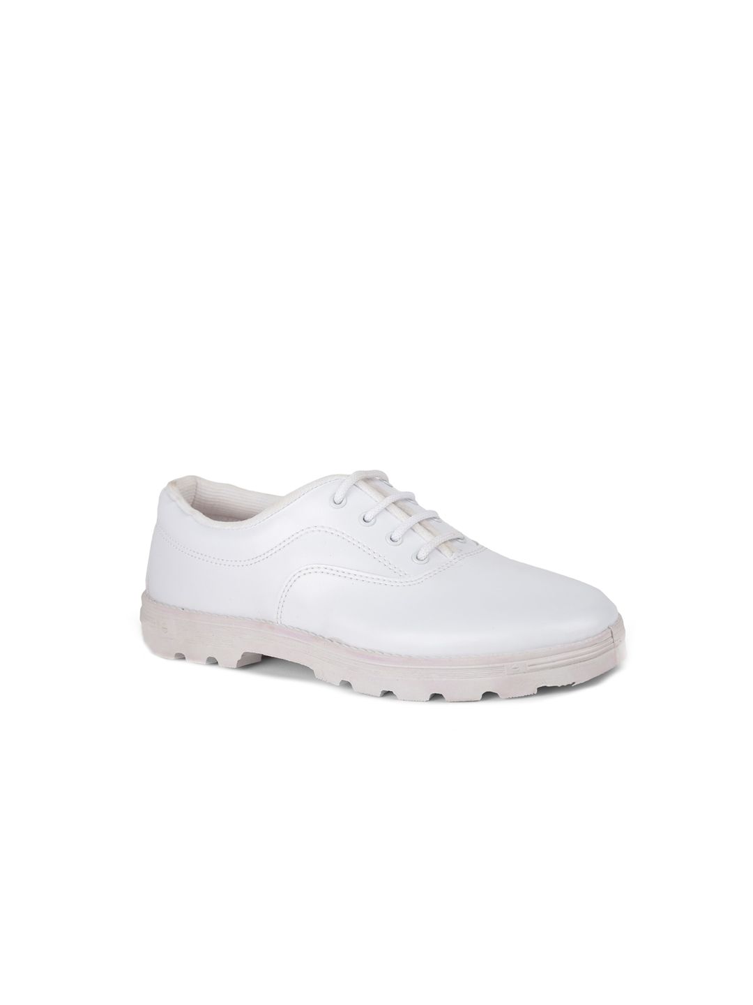 Liberty Boys White Solid Round Toe Sneakers-picture-54