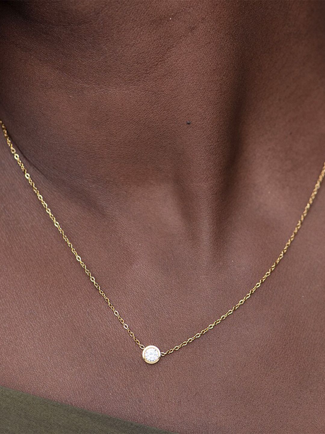 PALMONAS Gold-Toned Silver Gold-Plated Handcrafted Necklace-picture-10