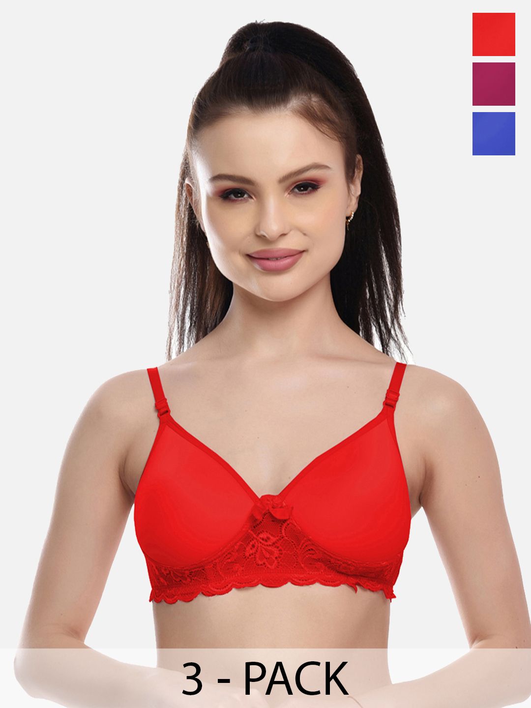 FIMS Women Red Bra-picture-34