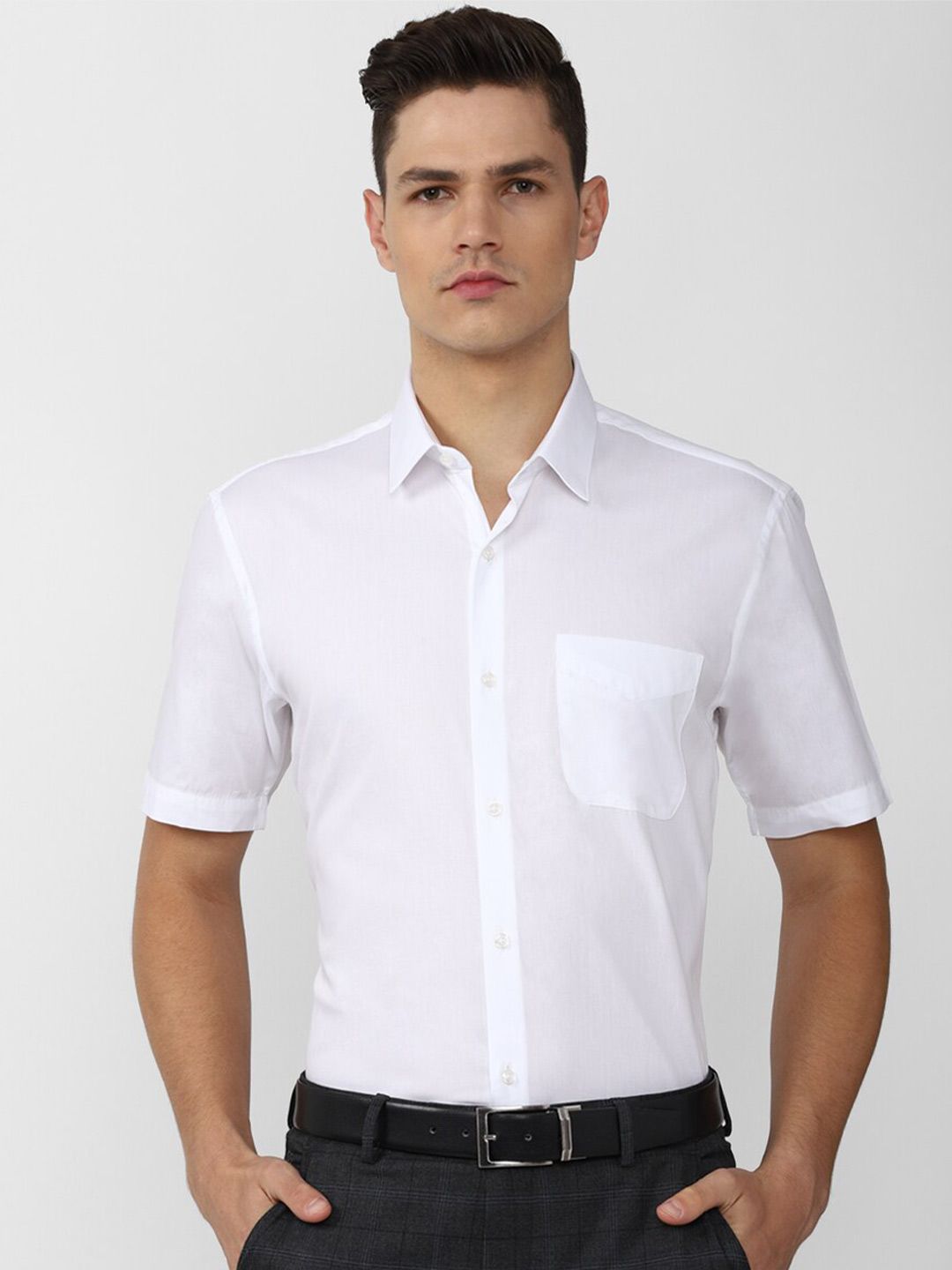 Peter England Men White Formal Shirt-picture-43
