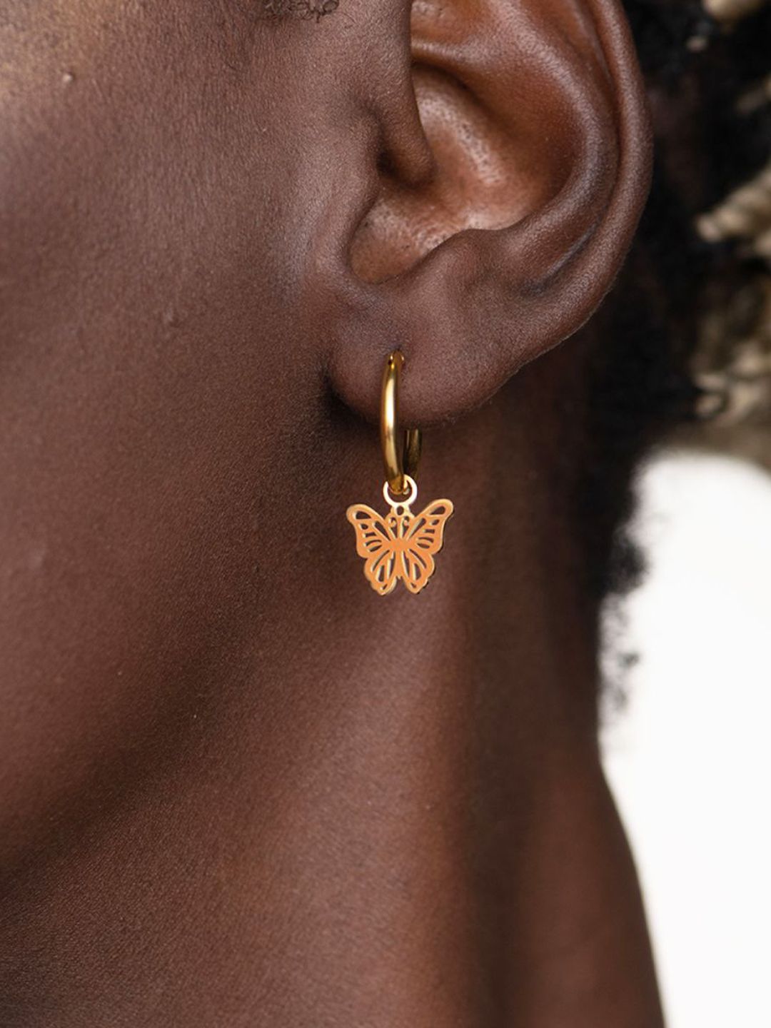 PALMONAS Women Gold-Toned Animal Shaped Drop Earrings-picture-24