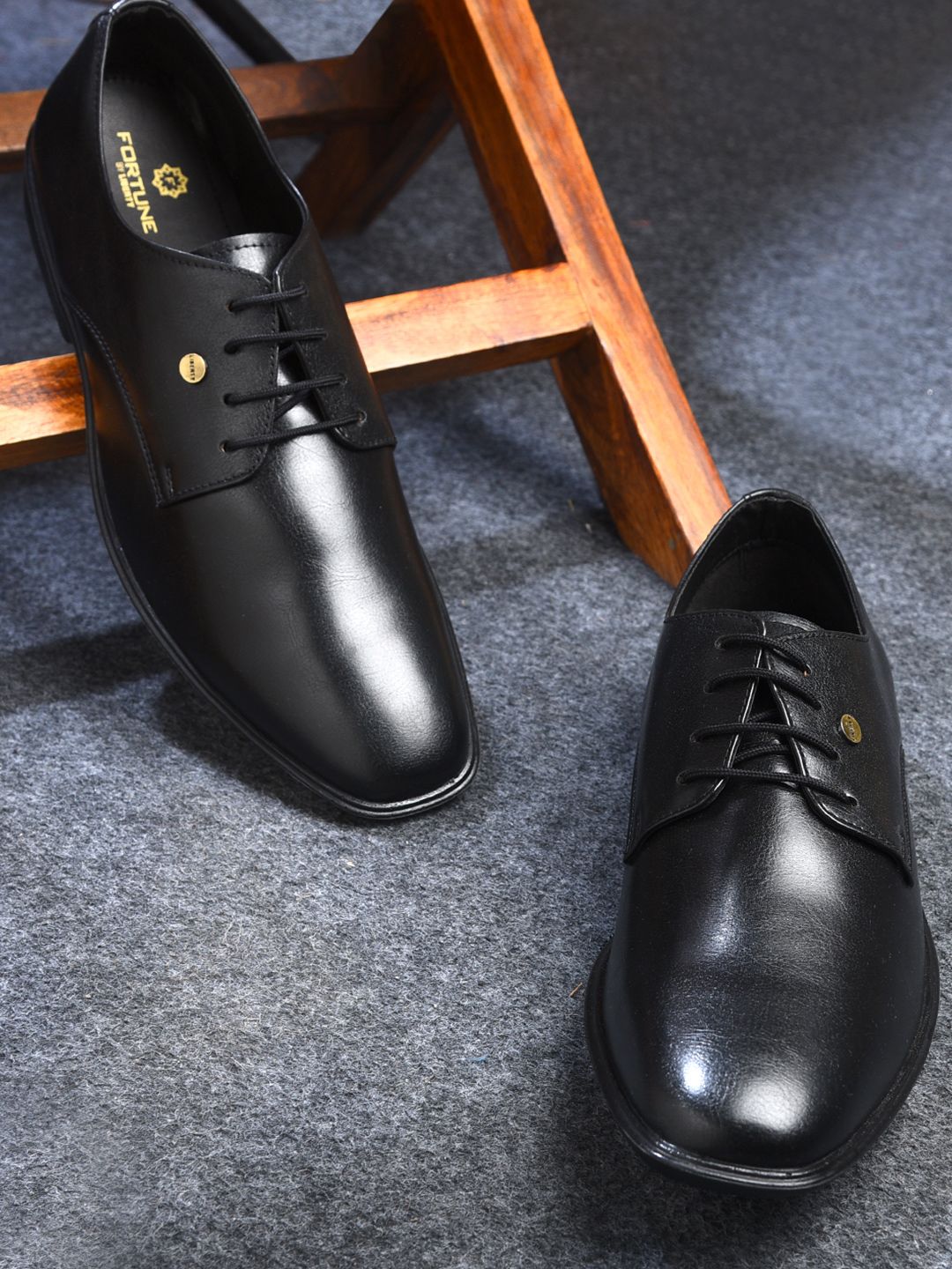 Liberty Men Lace-Up Derby Formal Shoes-image-36