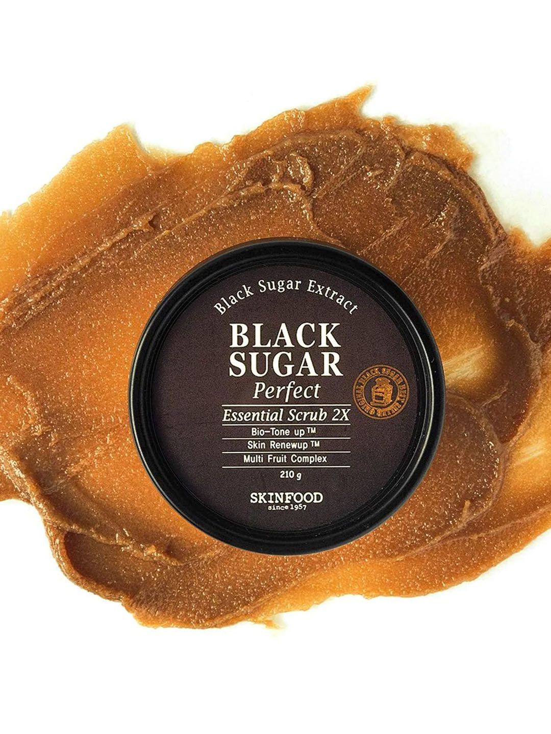 SKINFOOD Black Sugar Essential Scrub - 210Gm-image-0