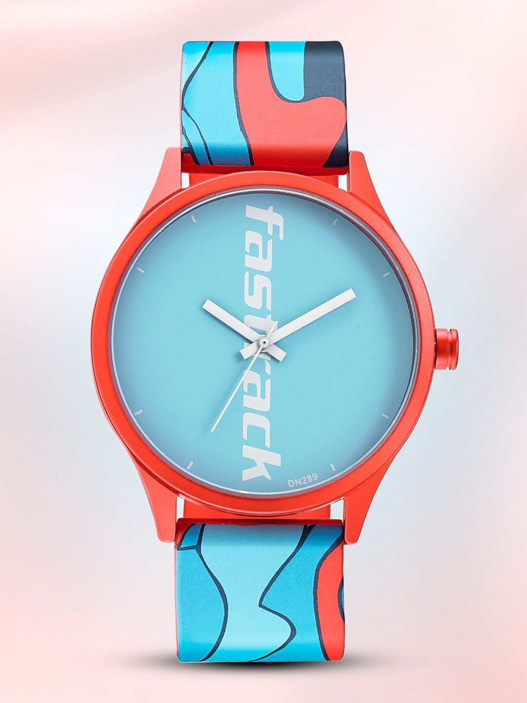 Fastrack Unisex Blue Aluminium Printed Dial & Blue Straps Analogue Watch-image-10