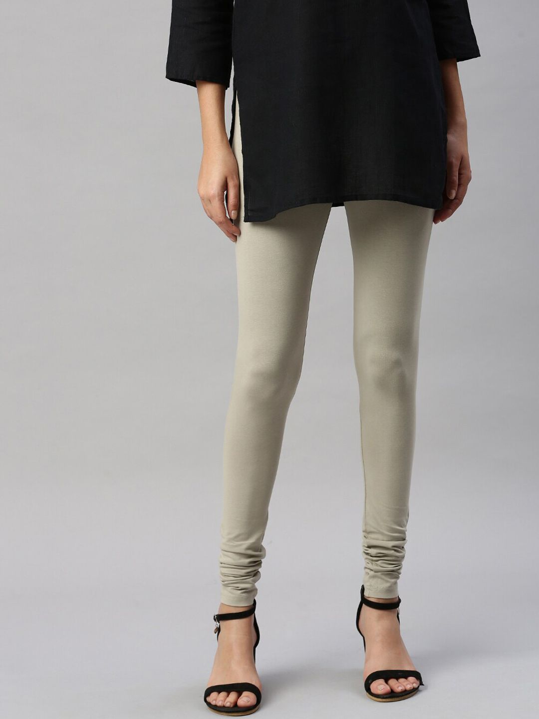 Soch Women Grey Cotton Churidar