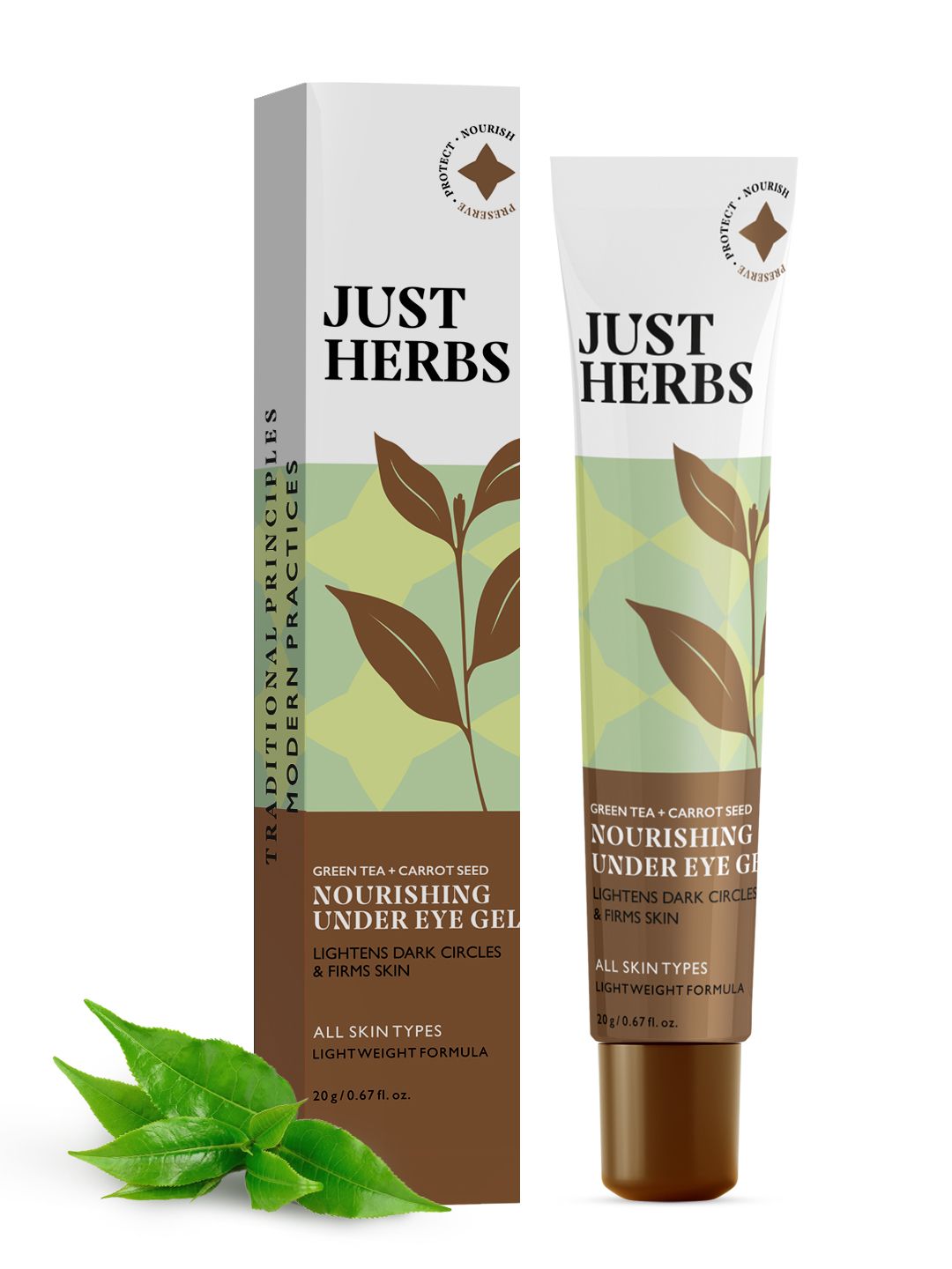 Just Herbs Under Eye Nourishing Gel 20 gm-image-2