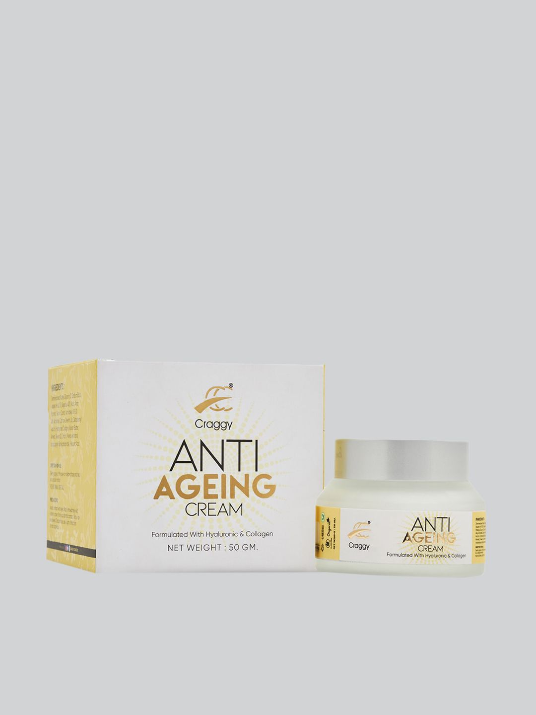 Craggy Cosmetic Anti Ageing Face Cream With Hyaluronic & Collagen-picture-11