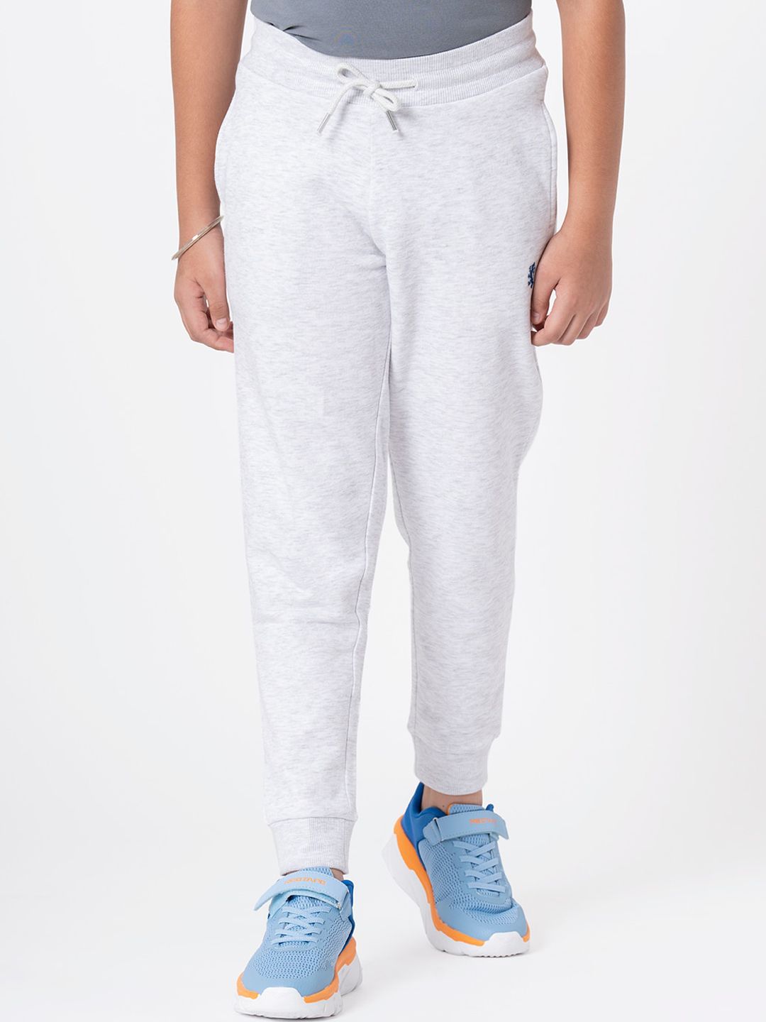 Red Tape Boys Light Grey Solid Joggers-picture-55