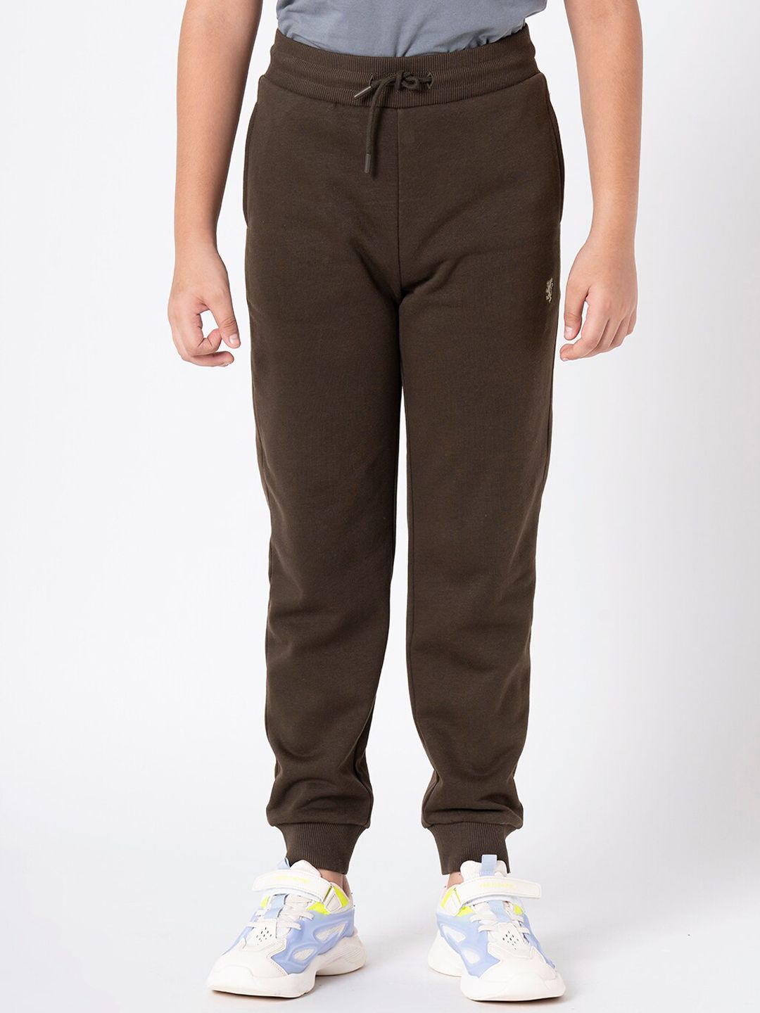 Red Tape Boys Brown Solid Track Pants-picture-39