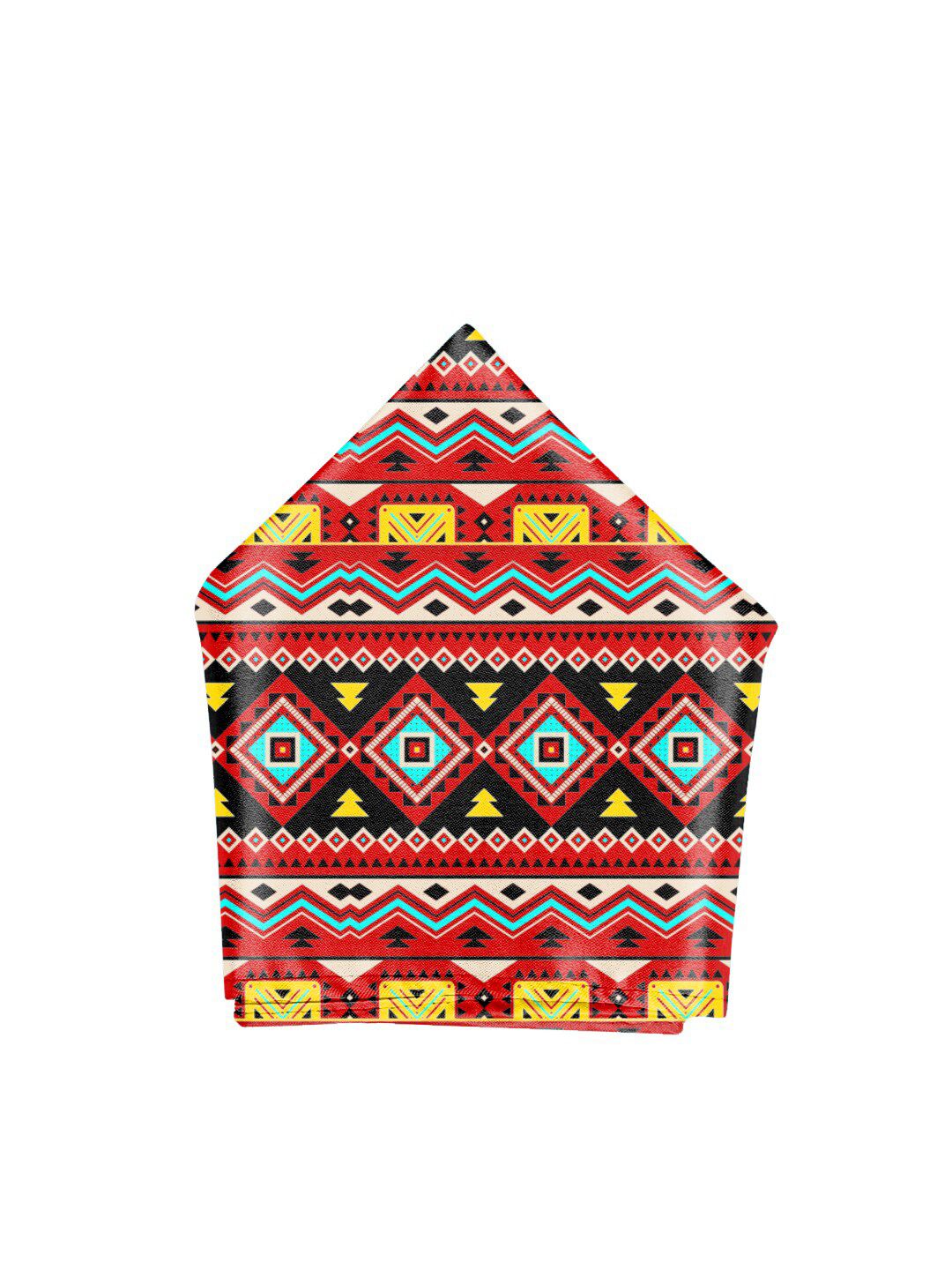 Blacksmith Men Red & Black Printed Pocket Square-picture-17