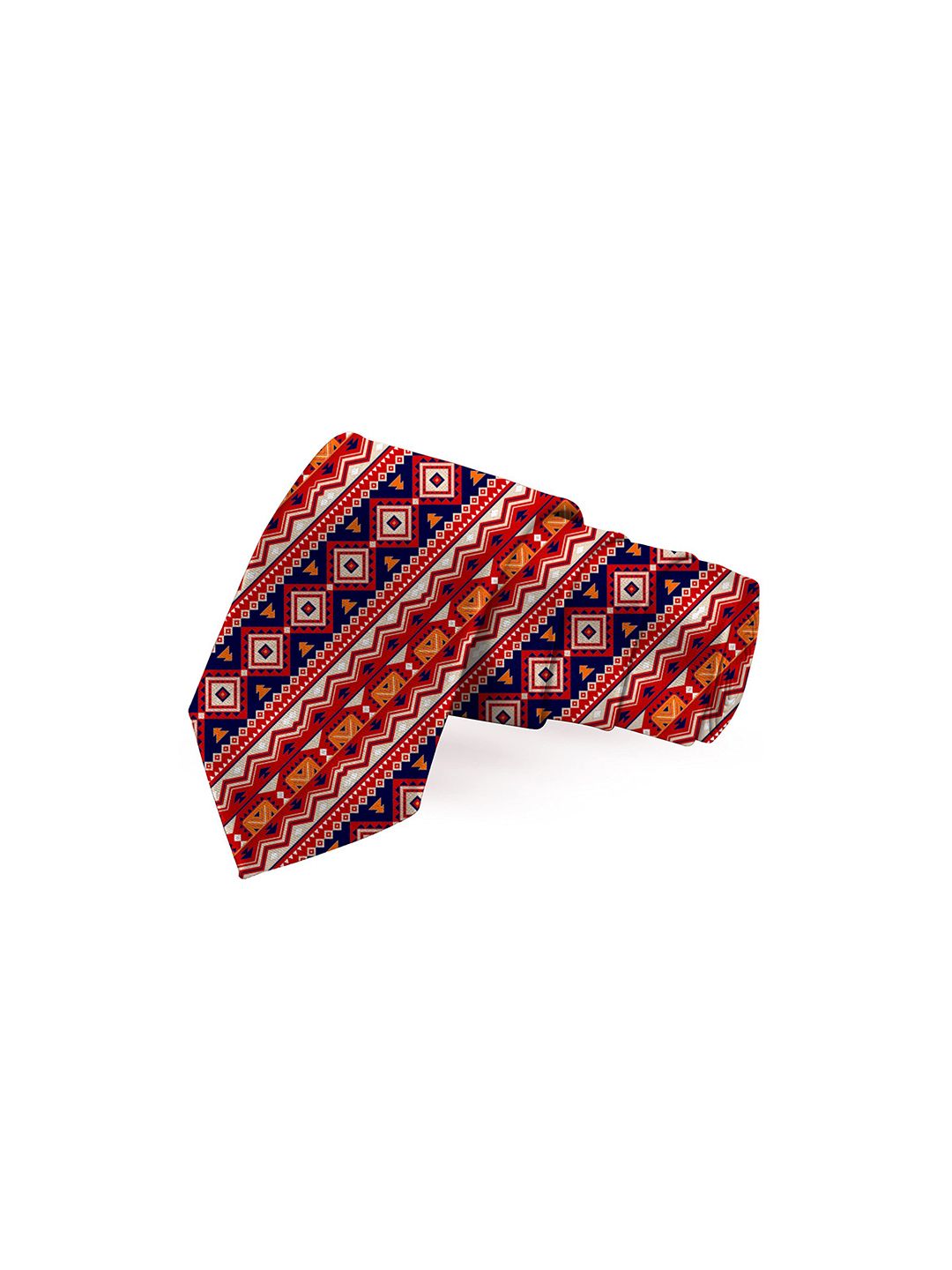 Blacksmith Men Red & Black Printed Broad Tie-picture-20