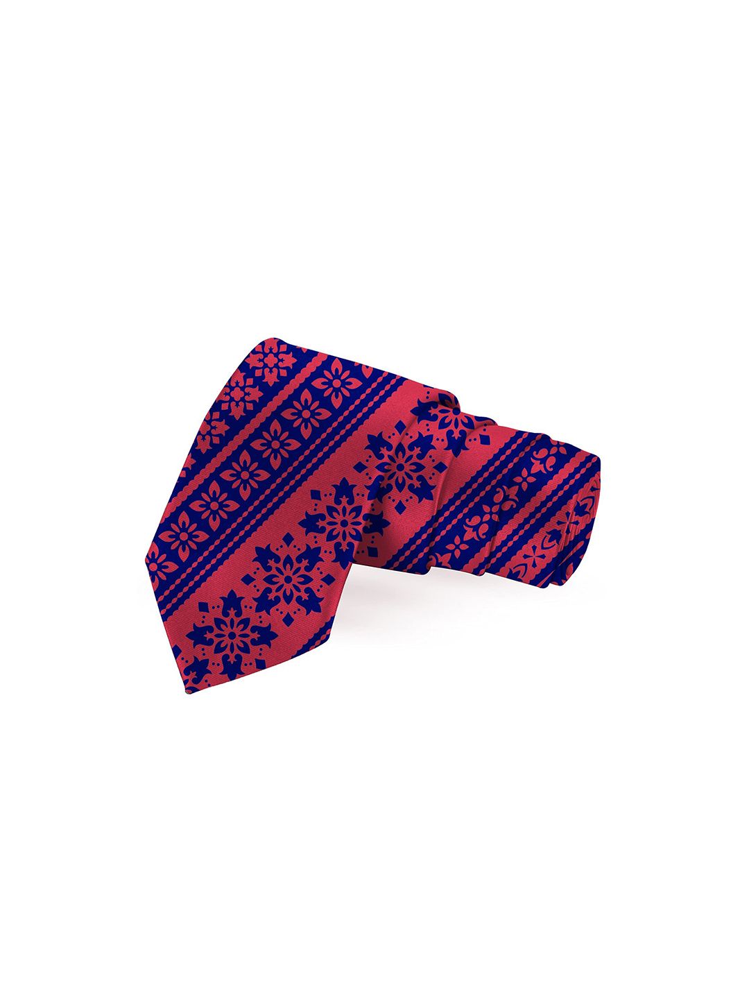 Blacksmith Men Pink & Blue Printed Broad Tie-picture-23