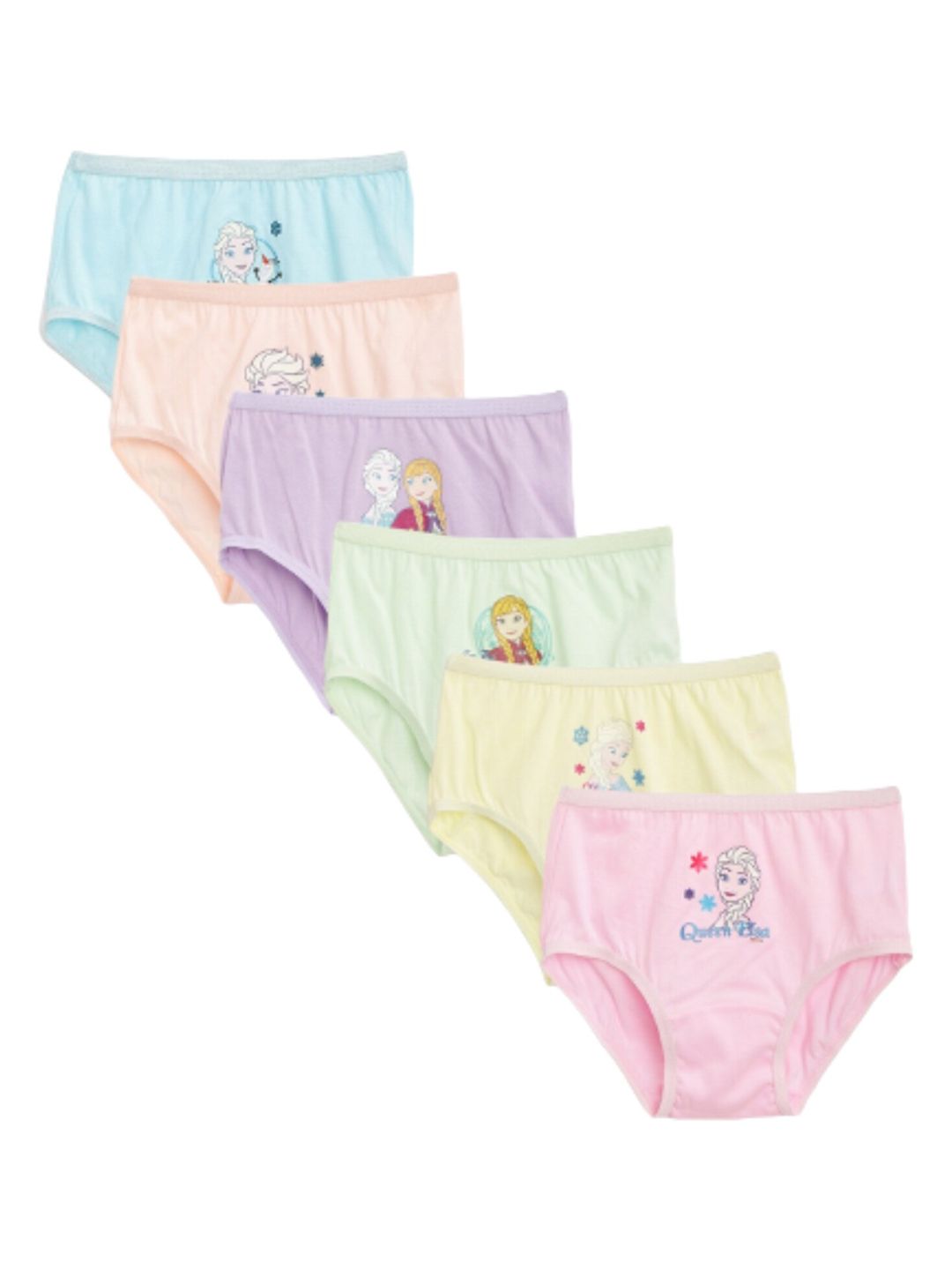 Bodycare Kids Girls Pack Of 6 Hipster Frozen Cotton Briefs-picture-26