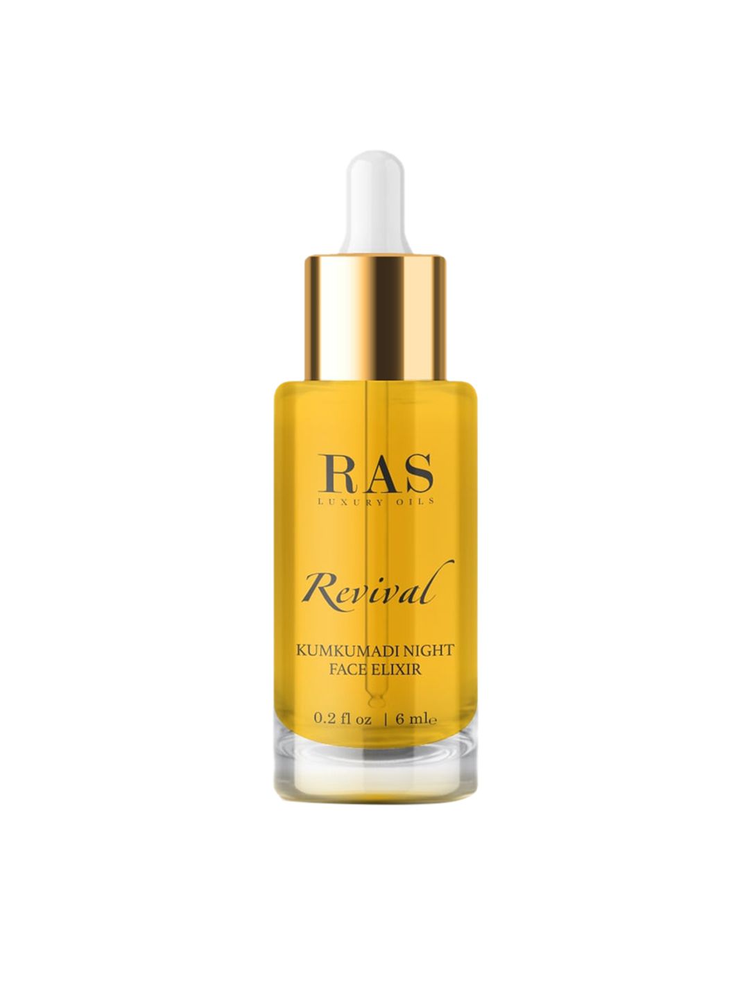 RAS LUXURY OILS Revival Kumkumadi Night Face Elixir with Olive Squalene - 6 ml-picture-11
