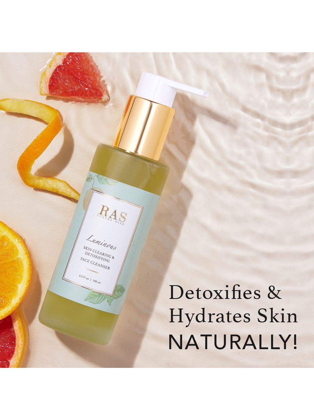 RAS LUXURY OILS Luminous Skin Clearing & Detoxifying Face Cleanser - 100 ml-picture-30