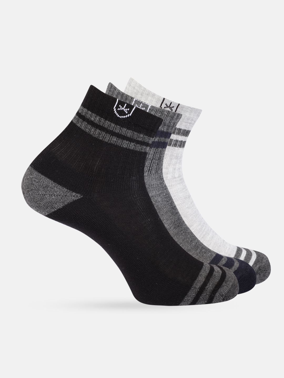 Roadster Men Pack of 3 Ankle Length Socks-picture-34