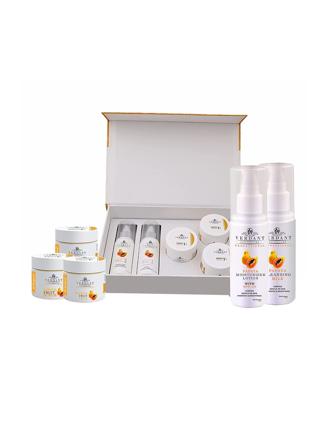 Verdant Natural Care 5 in 1 Papaya Facial Kit - 500g-image-45