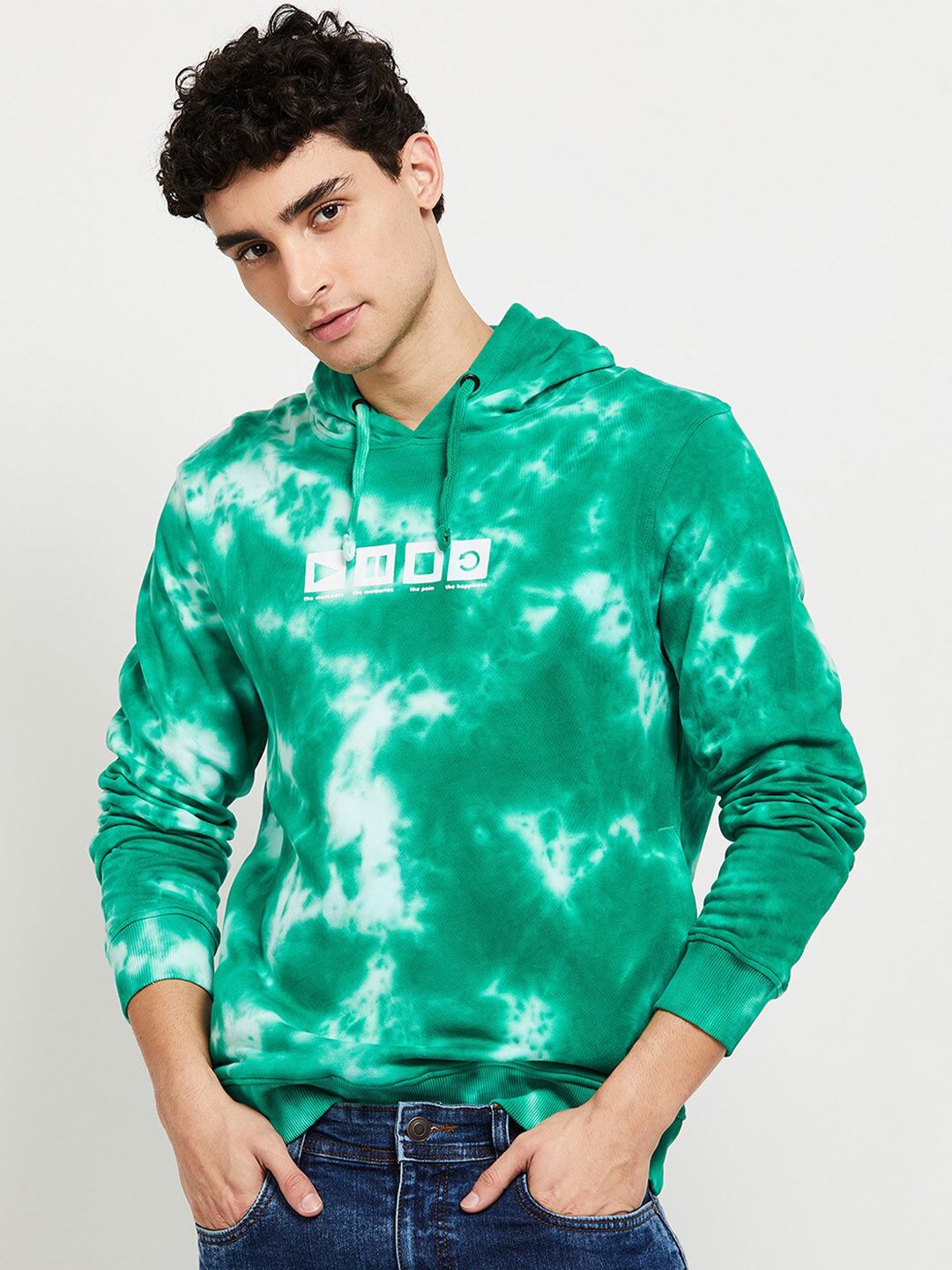 max Men Printed Sweatshirt