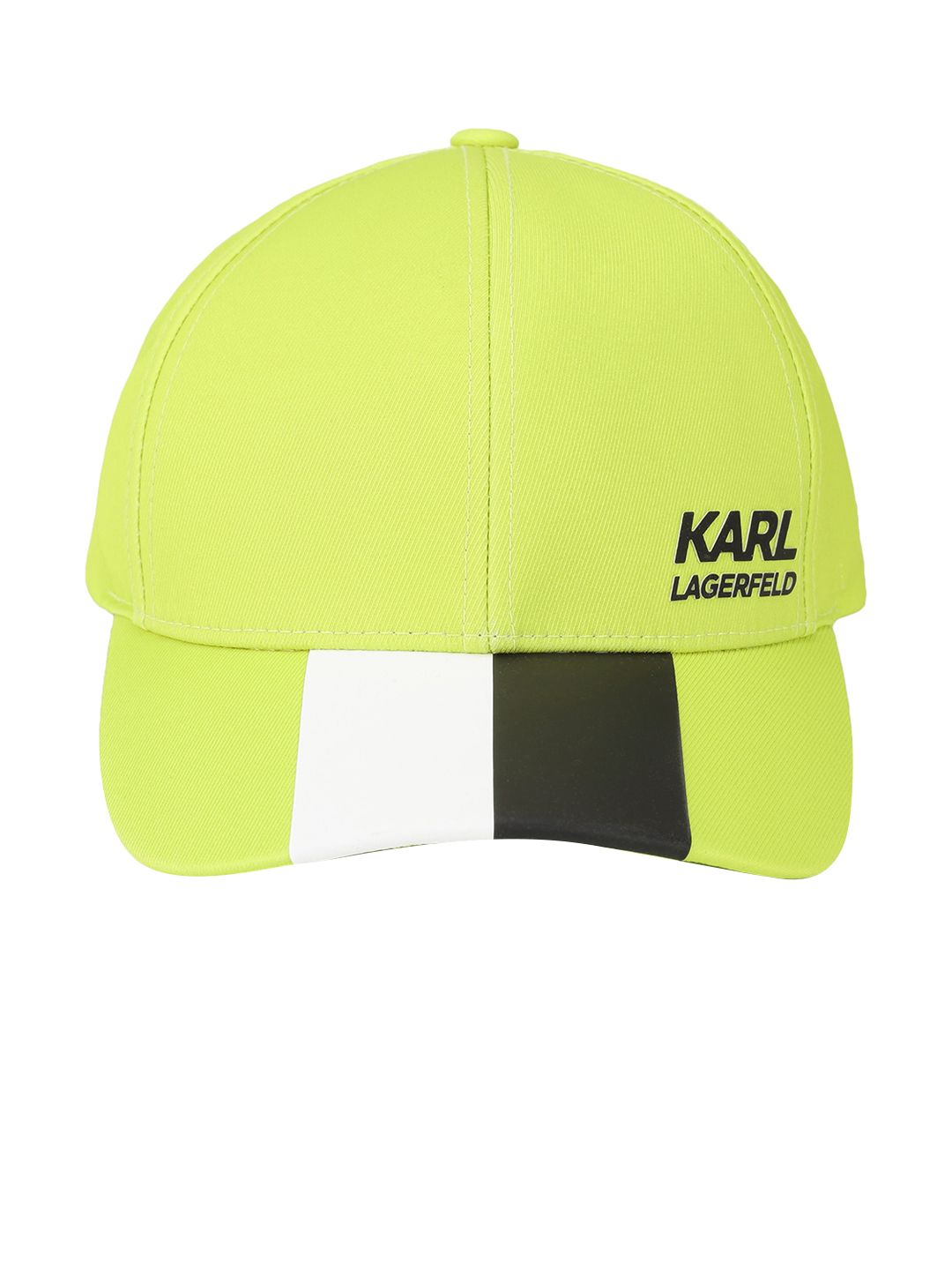 Yellow Branding Detail Baseball Cap|281946802