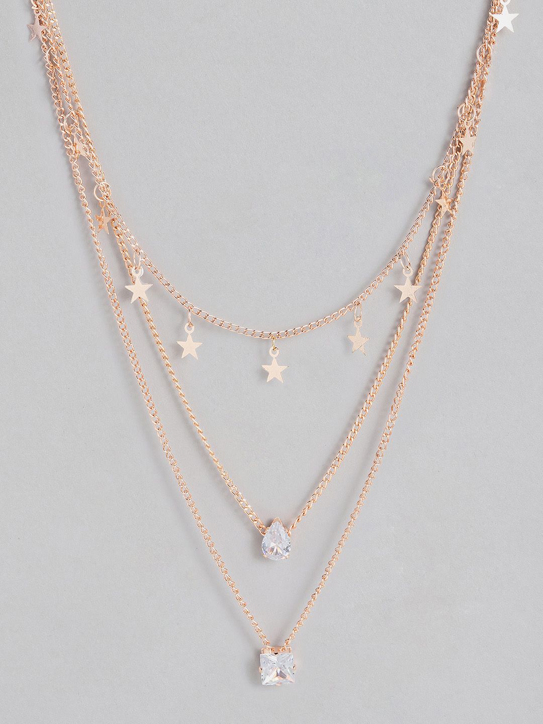 Kord Store Rose Gold Rose Gold-Plated Layered Necklace-picture-27