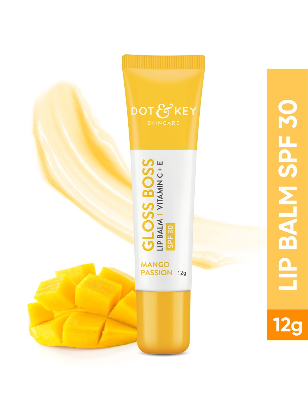 DOT & KEY Gloss Boss Vitamin C+E Tinted Lip Balm with SPF 30 12 g - Mango Passion-image-46