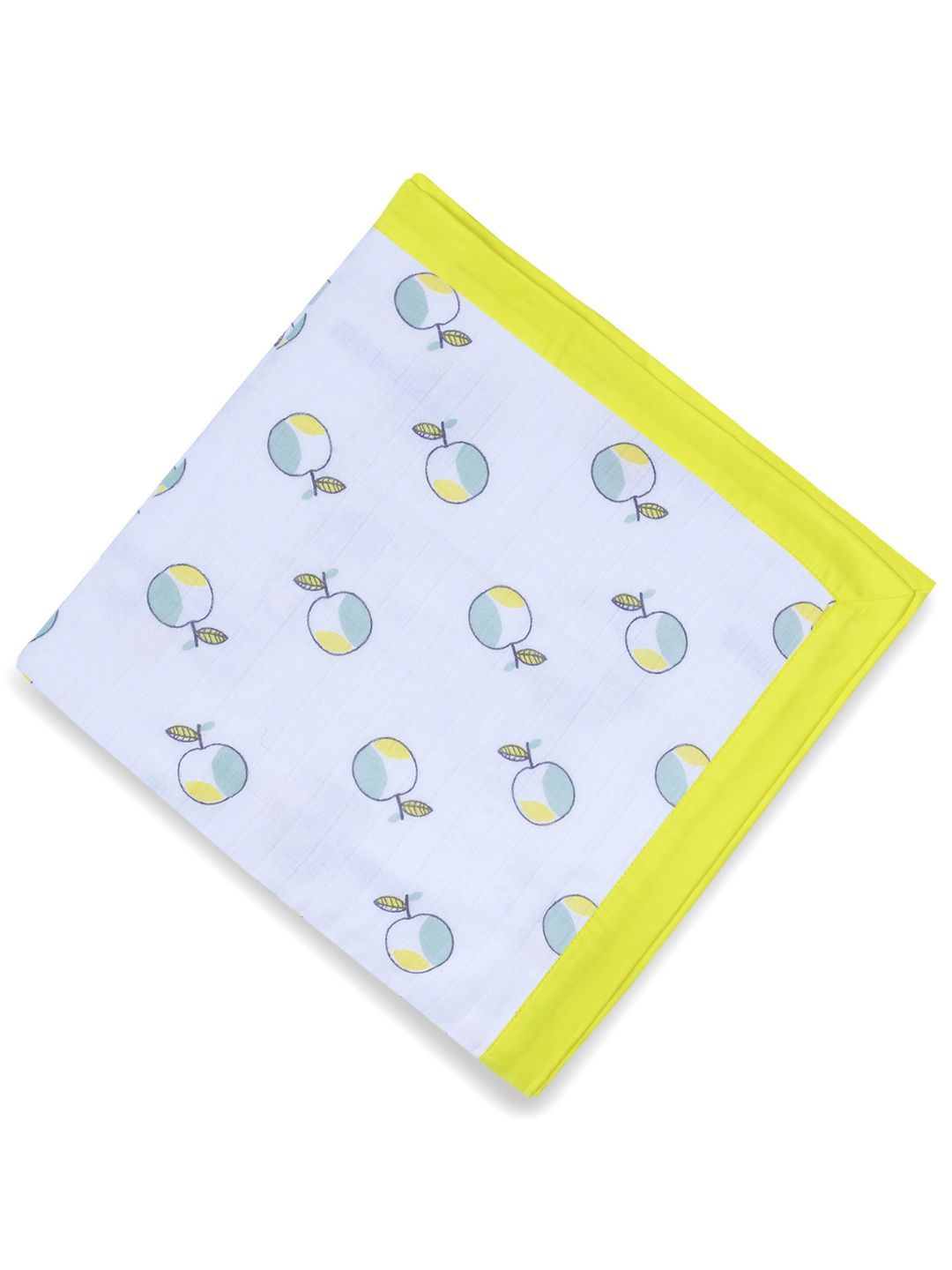 My Milestones Infants Set Of 2 Fruits Printed Pure Cotton 2 Layered Muslin Blanket-picture-20