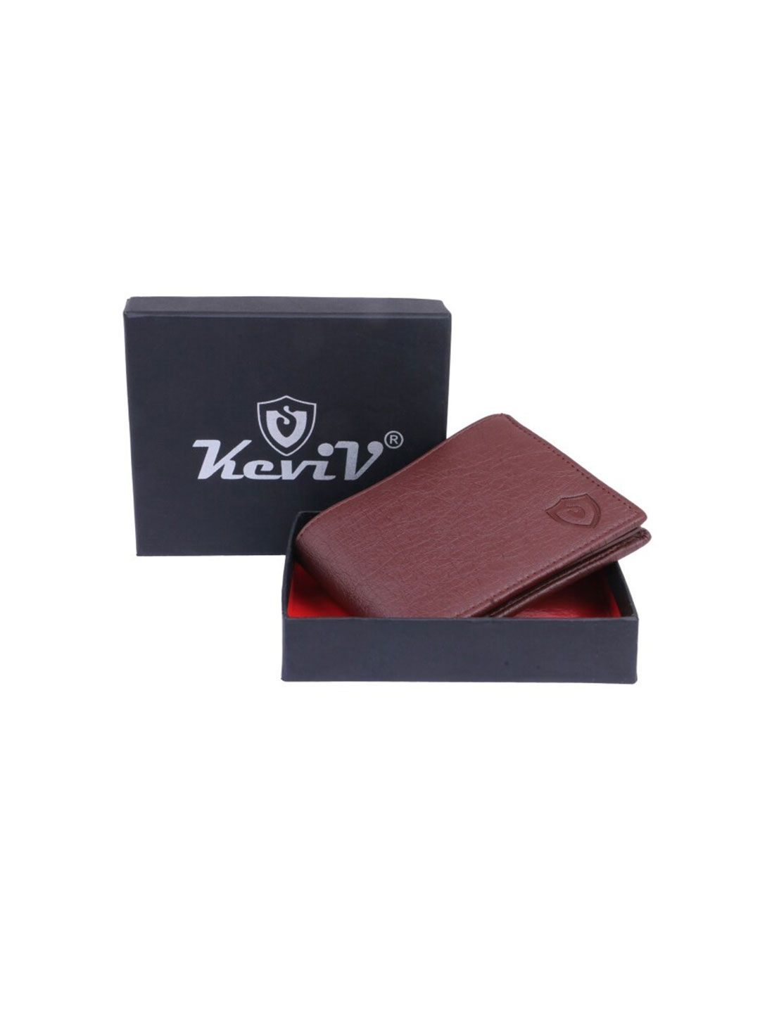 Keviv Men Brown Solid Artificial Leather Two Fold Wallet-picture-22