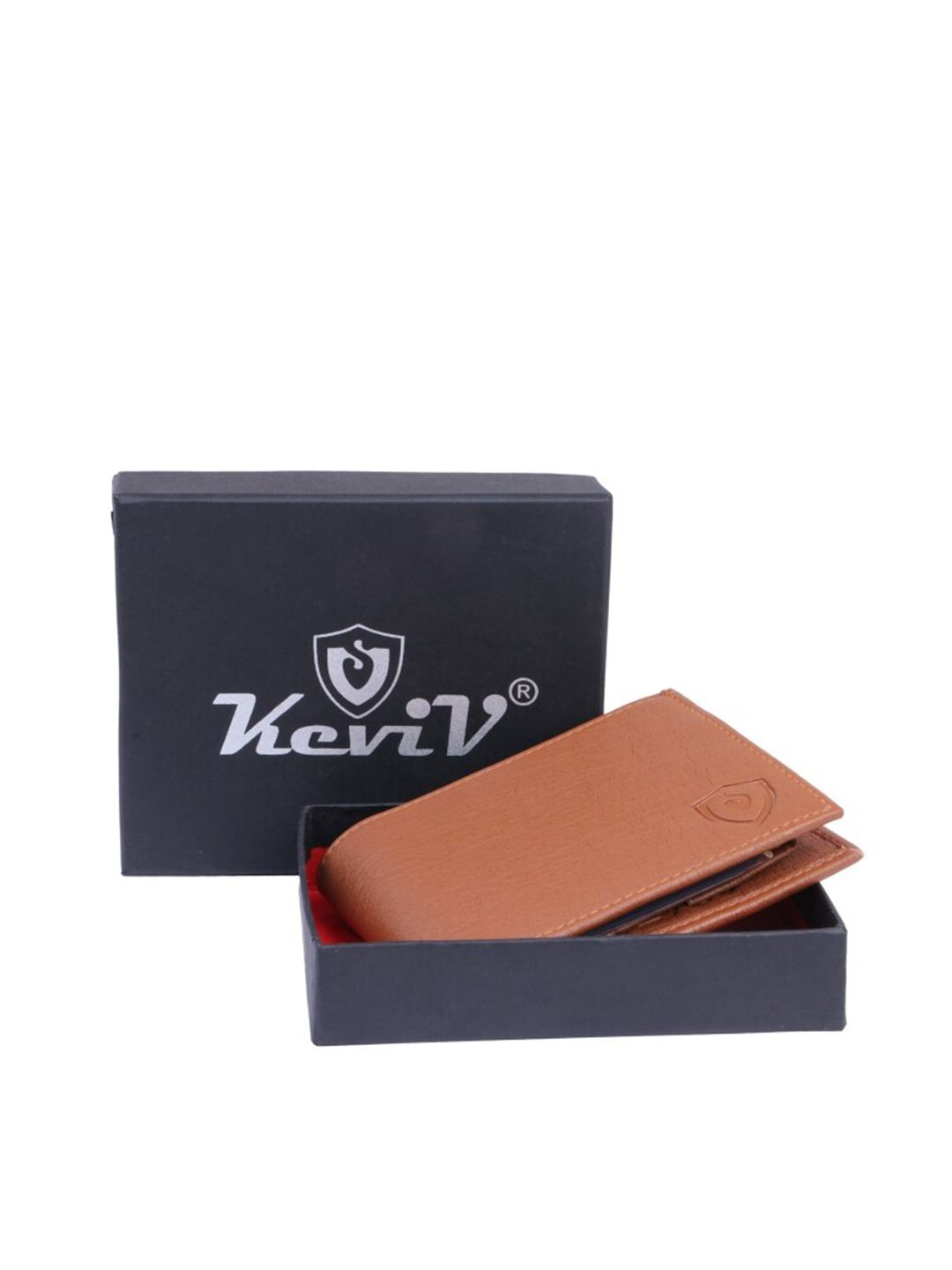 Keviv Men Tan Leather Two Fold Wallet-picture-31
