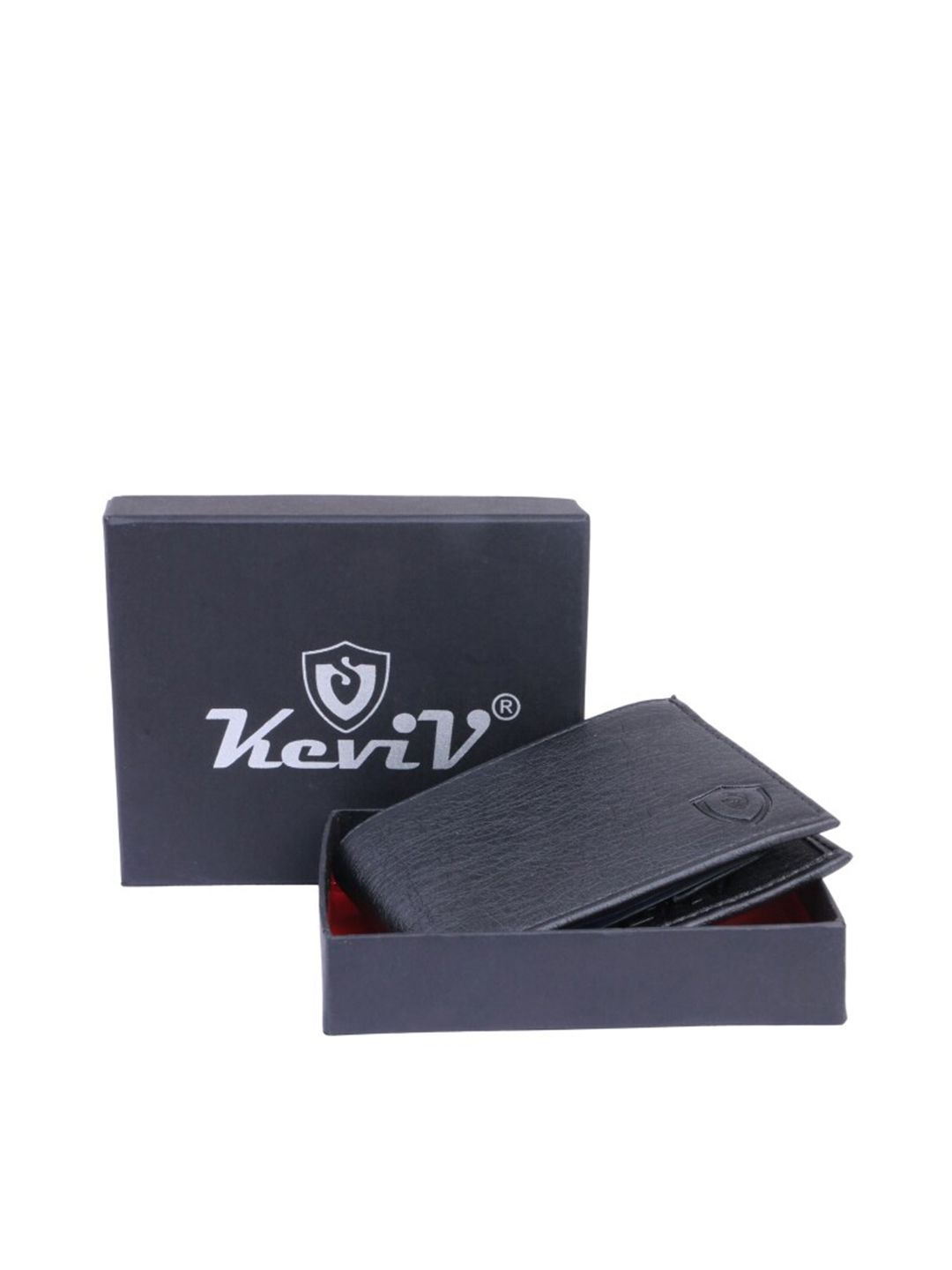 Keviv Men Black Leather Two Fold Wallet-picture-18