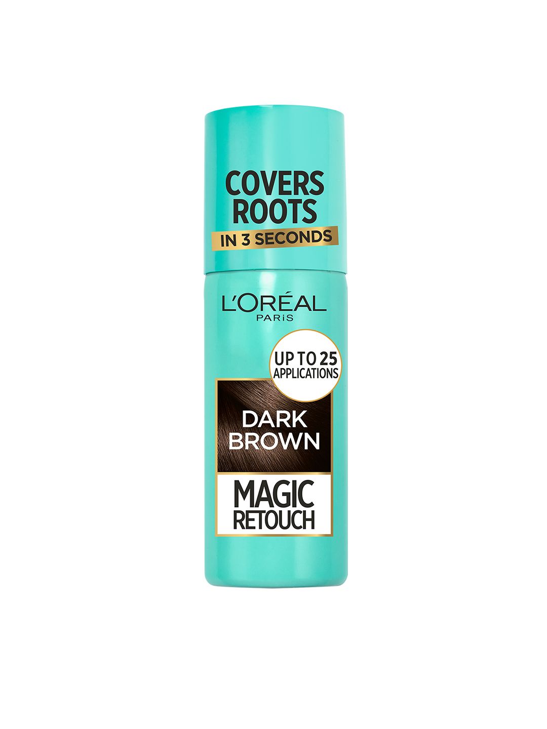 L'Oreal Paris Magic Retouch Instant Root Concealer Spray - Dark Brown, 75 ml
