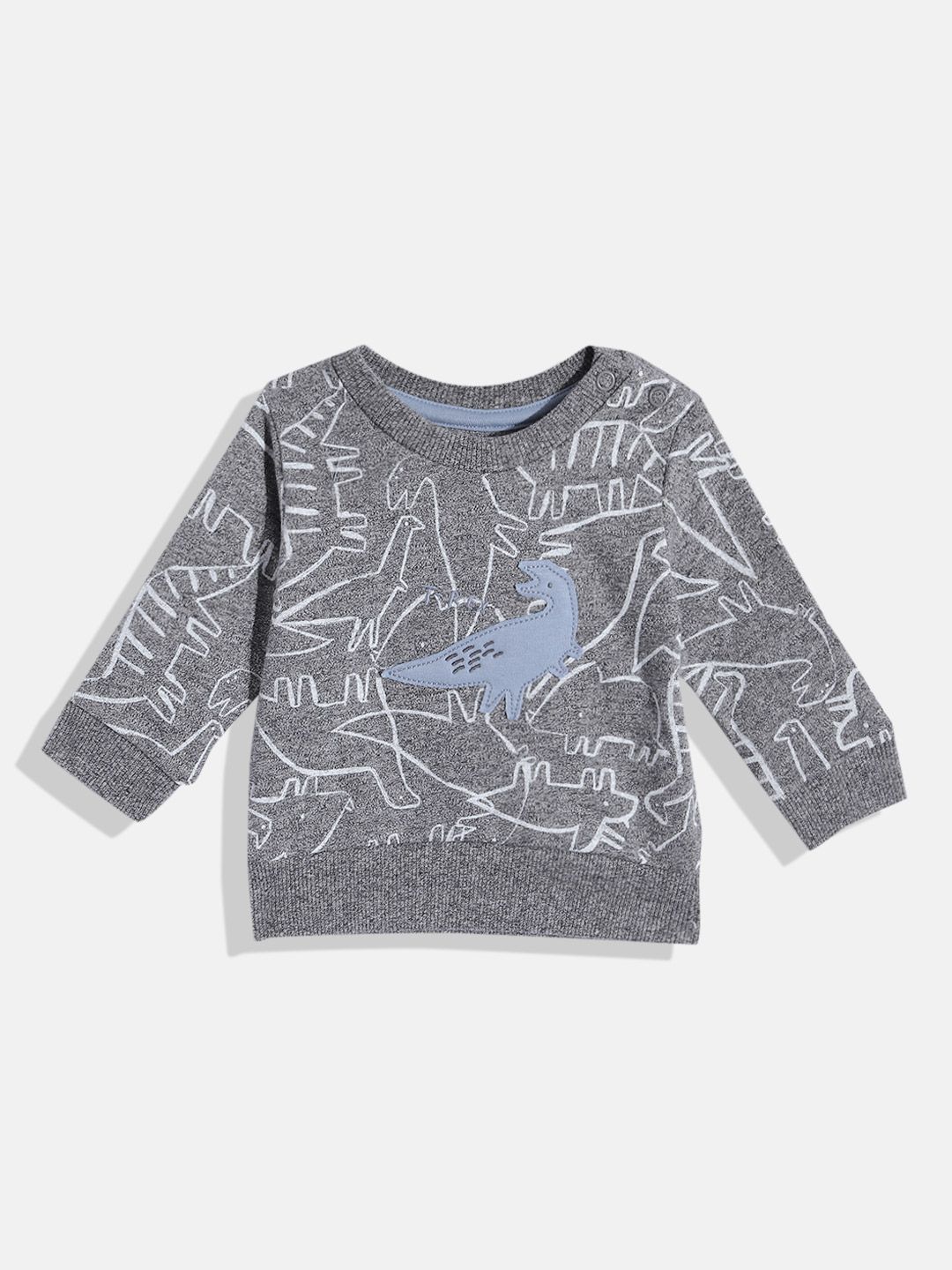 mothercare Infant Boys Printed Pure Cotton Sweatshirt-picture-34