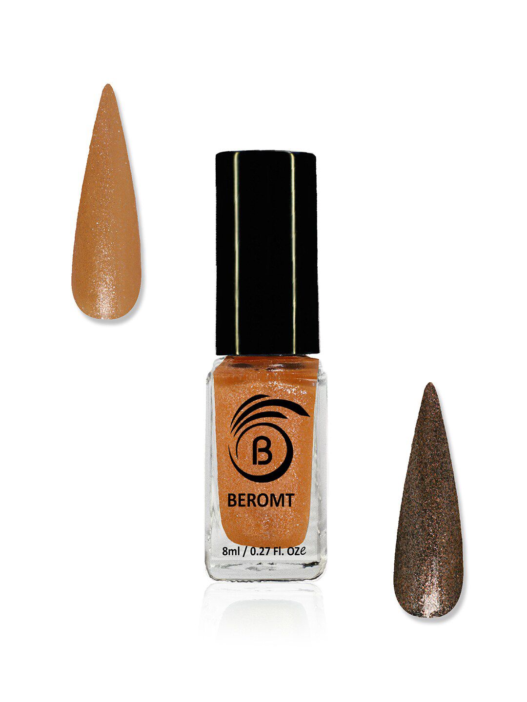 BEROMT Diamond Shimmery Finish Nail Polish 8 ml - BNP813-image-2