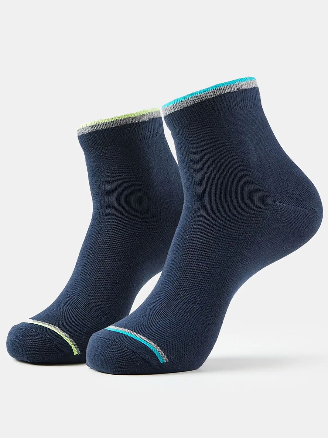 Jockey Pack Of 2 Compact Cotton Ankle Length Socks With StayFresh Treatment-7051-image-28