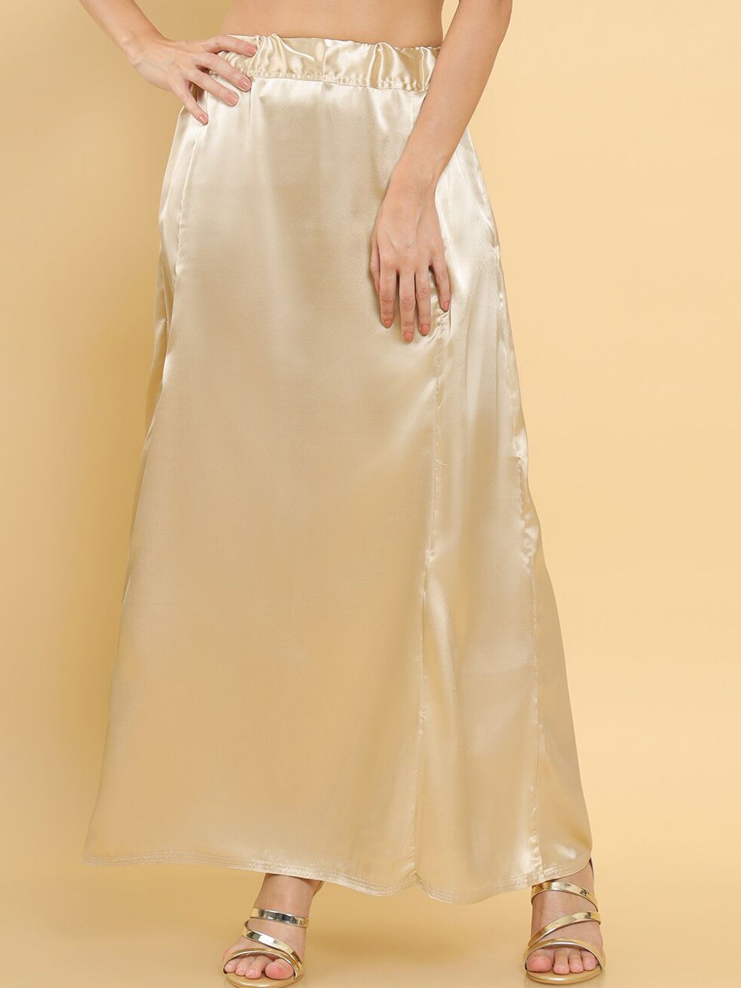Soch Women Beige Solid Saree Shape-wear-picture-12