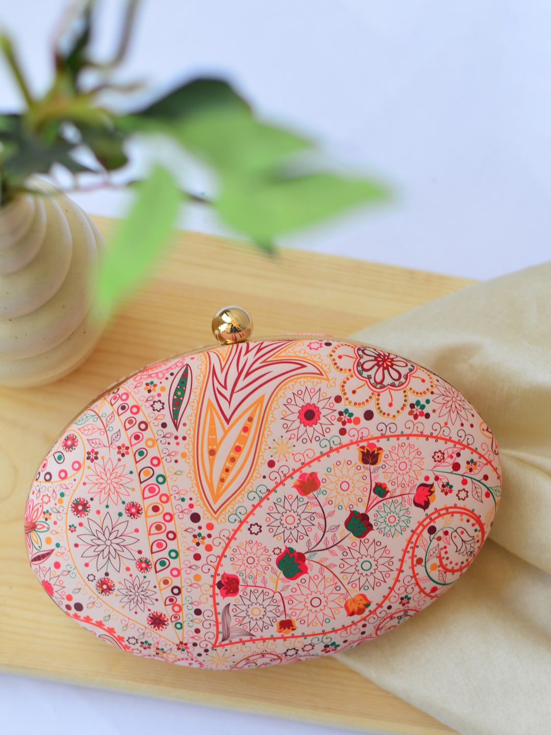 ARTKLIM Women Beige Clutches-picture-39