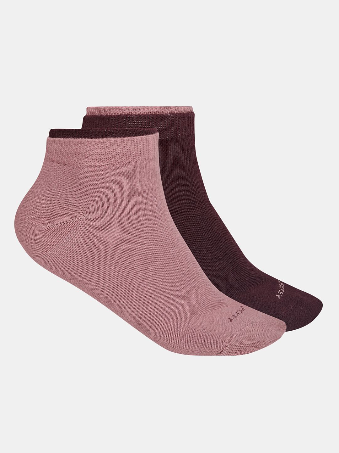 Jockey Pack of 2 Cotton Compact Stretch Solid Low Show Socks with Stayfresh Treatment-image-26