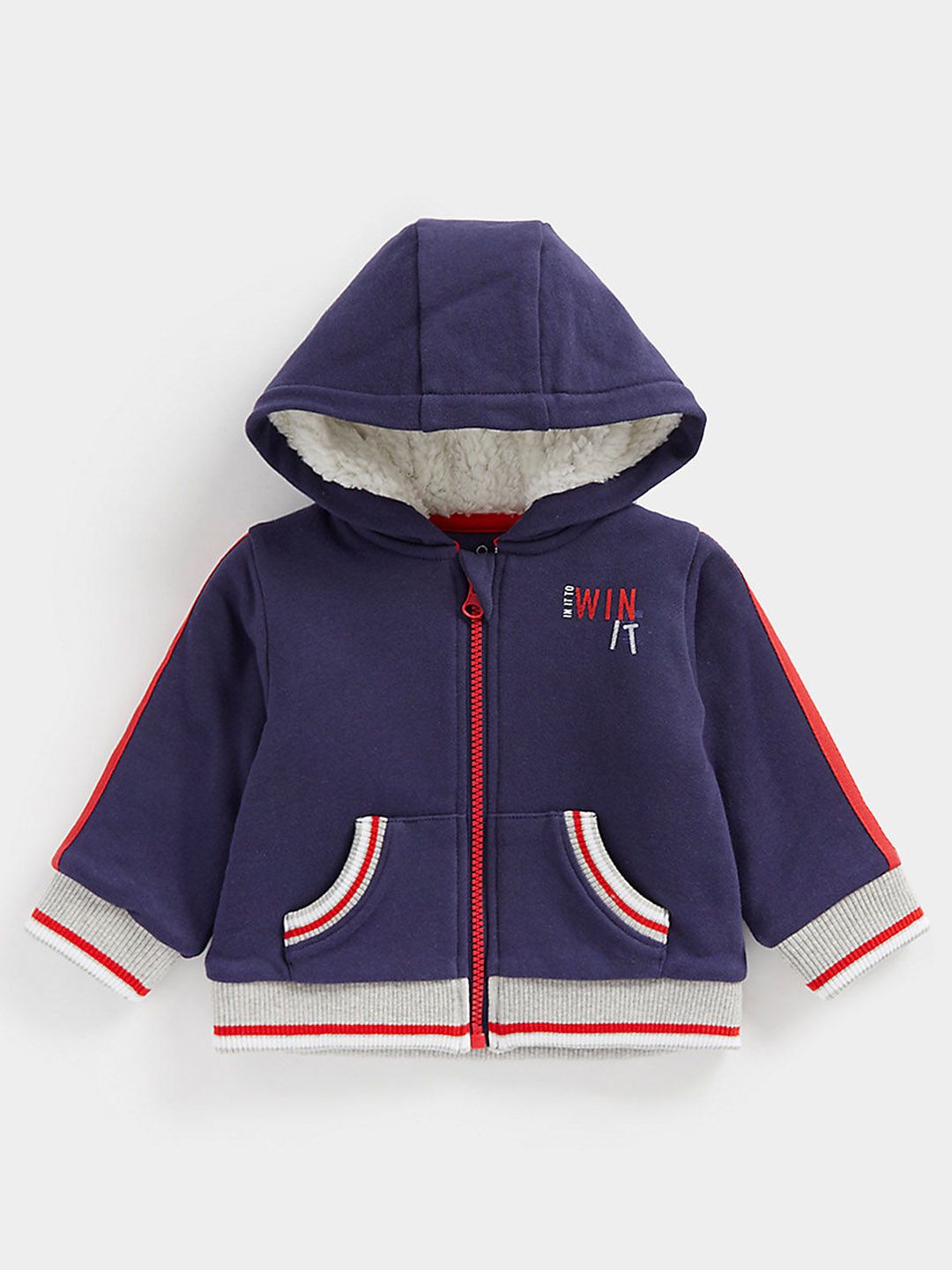 mothercare Boys Typography Print Hooded Sweatshirt-image-29