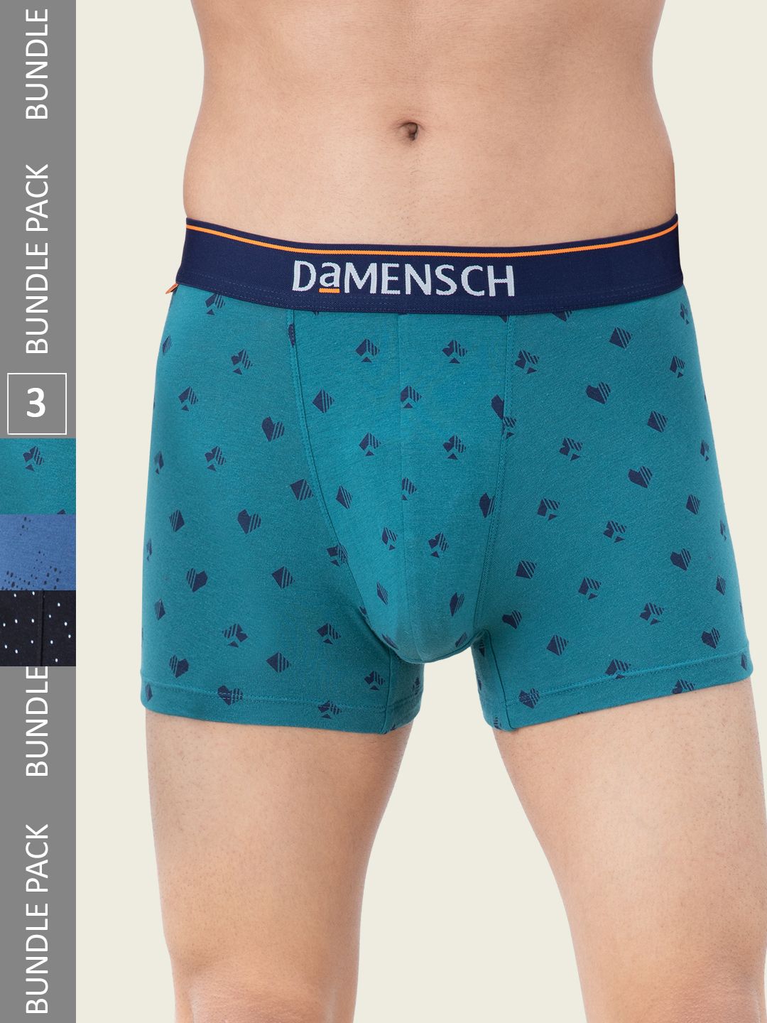 DAMENSCH Men Pack of 3 Cotton Printed Trunk DAM-CTP-T-CMT-NVP-BSD-PACK-3-picture-14